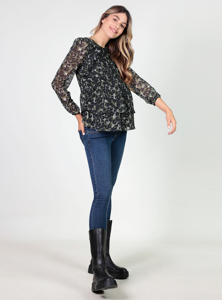 Blusa animal print - Imagen 5