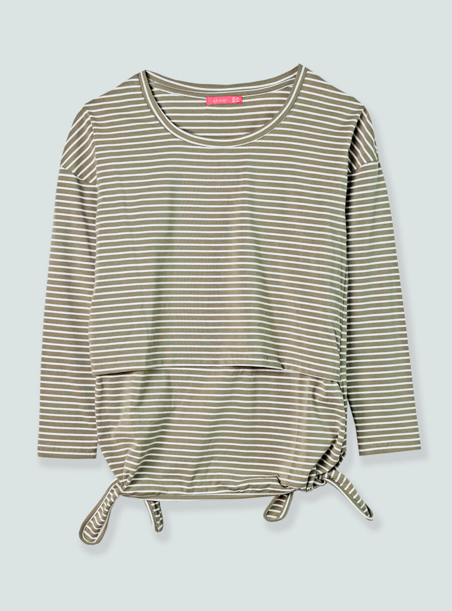 camiseta de rayas con lazos - Imagen 6