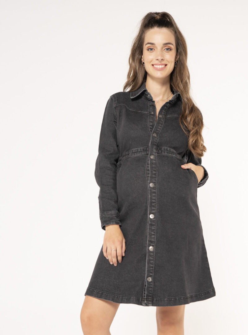 Vestido tejano de lactancia