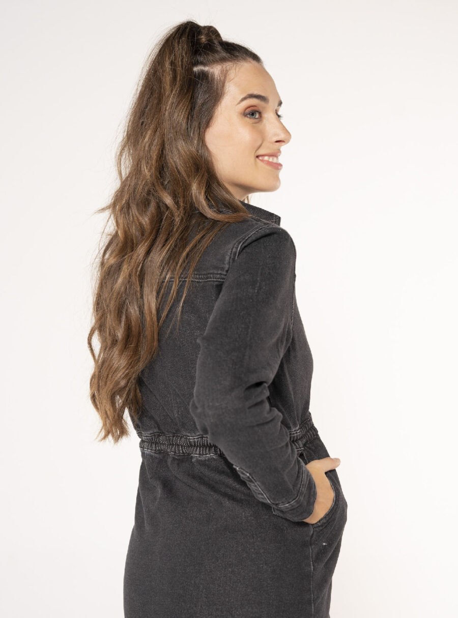 Vestido tejano de lactancia - Imagen 2