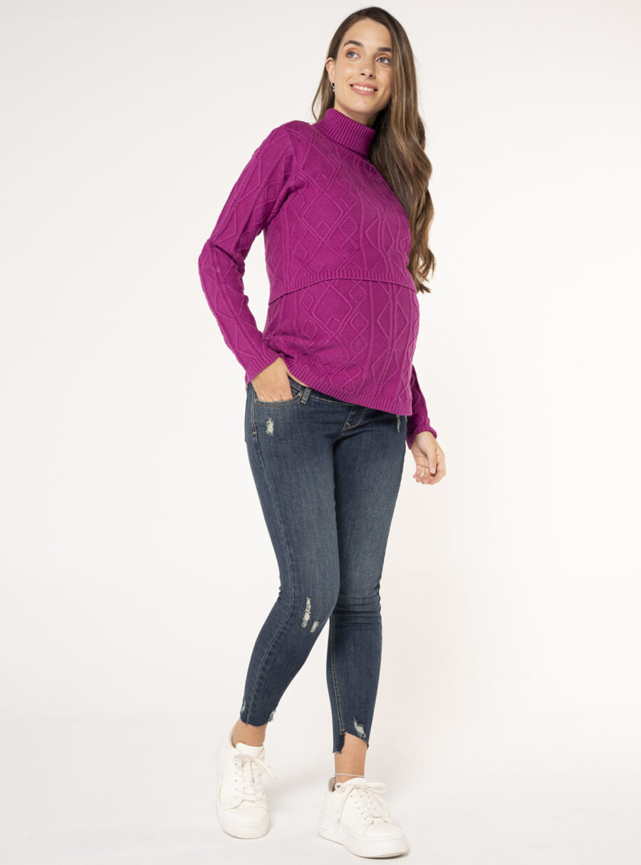 Jersey lactancia con cuello cisne - Imagen 5