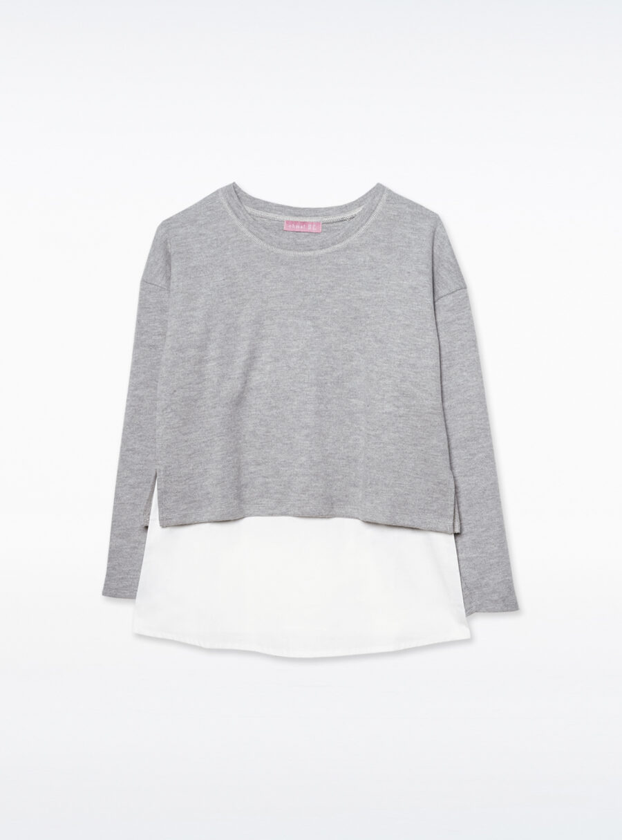 Suéter premamá con camisa falsa - Imagen 7