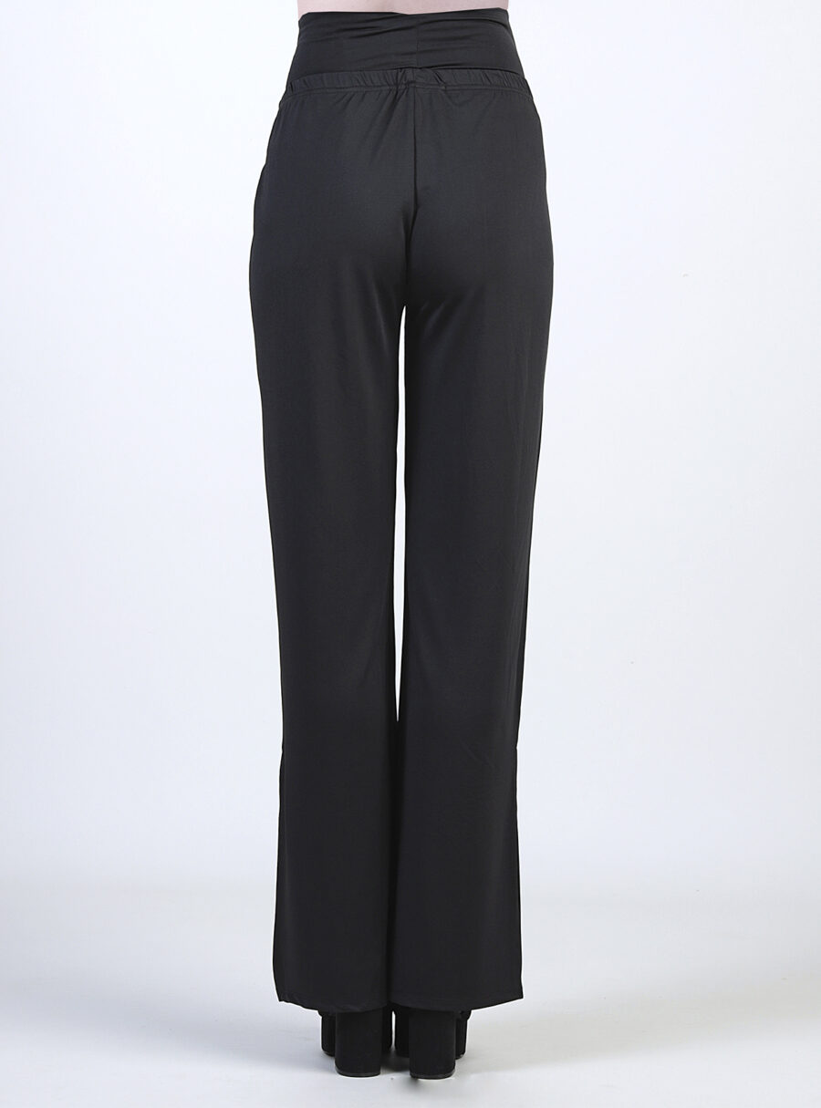 Pantalón premamá ancho de Crepé - Imagen 4