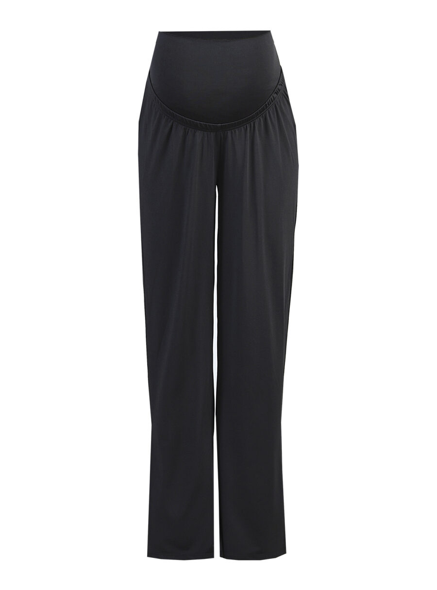Pantalón premamá ancho de Crepé - Imagen 5