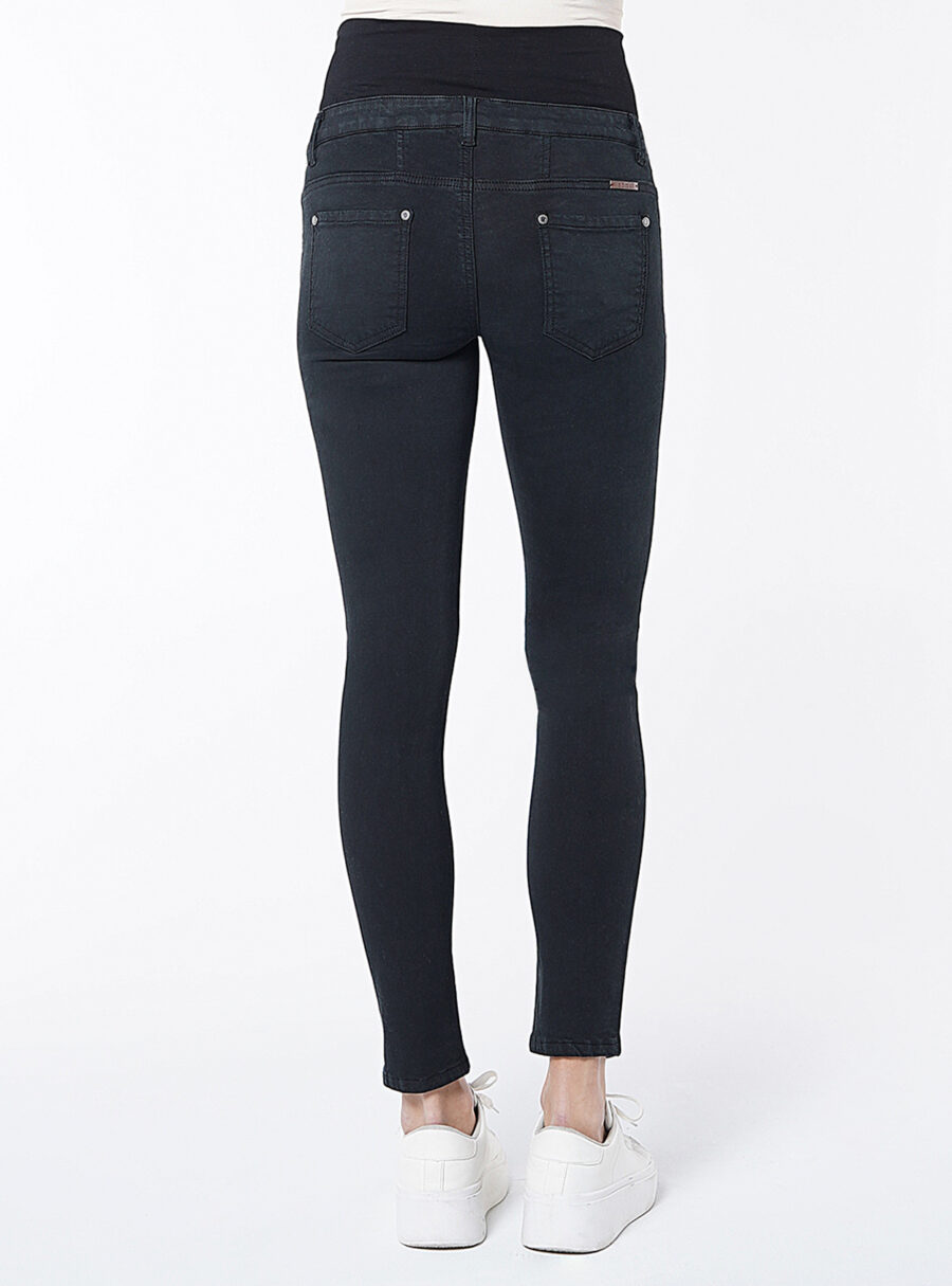 Pantalón basico premamá de twill - Imagen 4