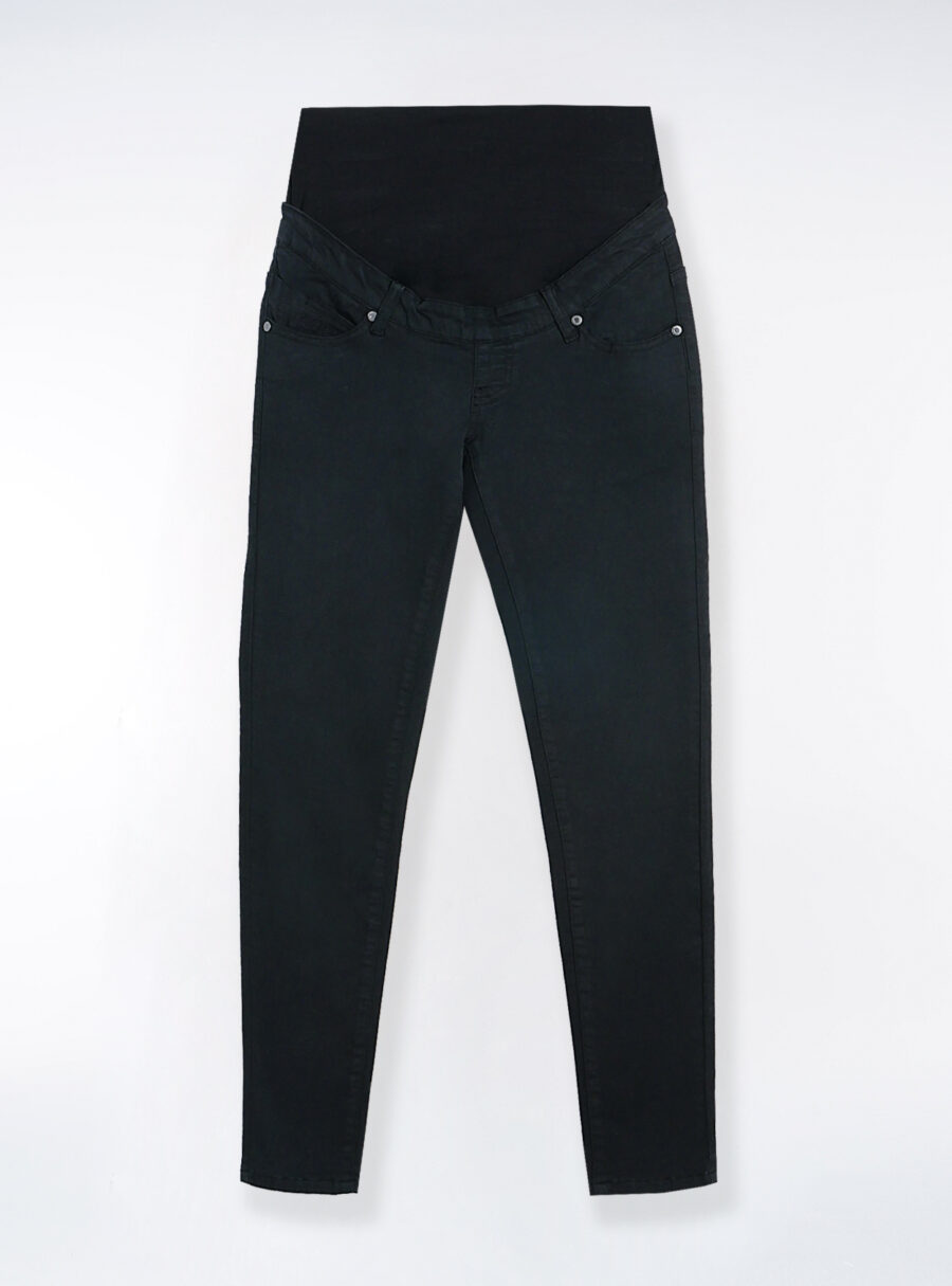 Pantalón basico premamá de twill - Imagen 5