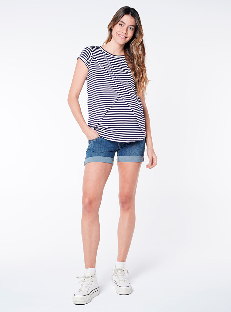 Short denim premamá - Imagen 4