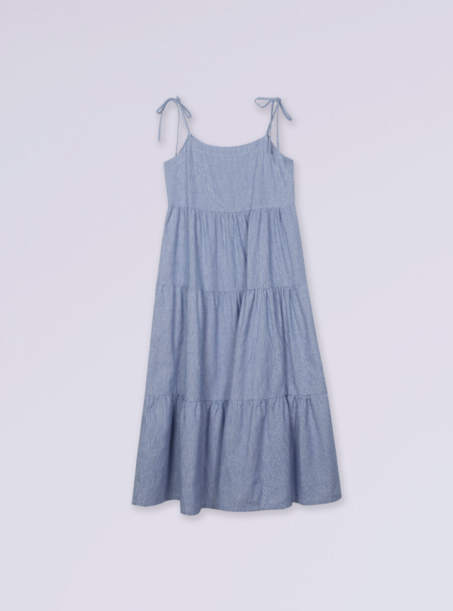 Maxivestido con rayas - Imagen 5