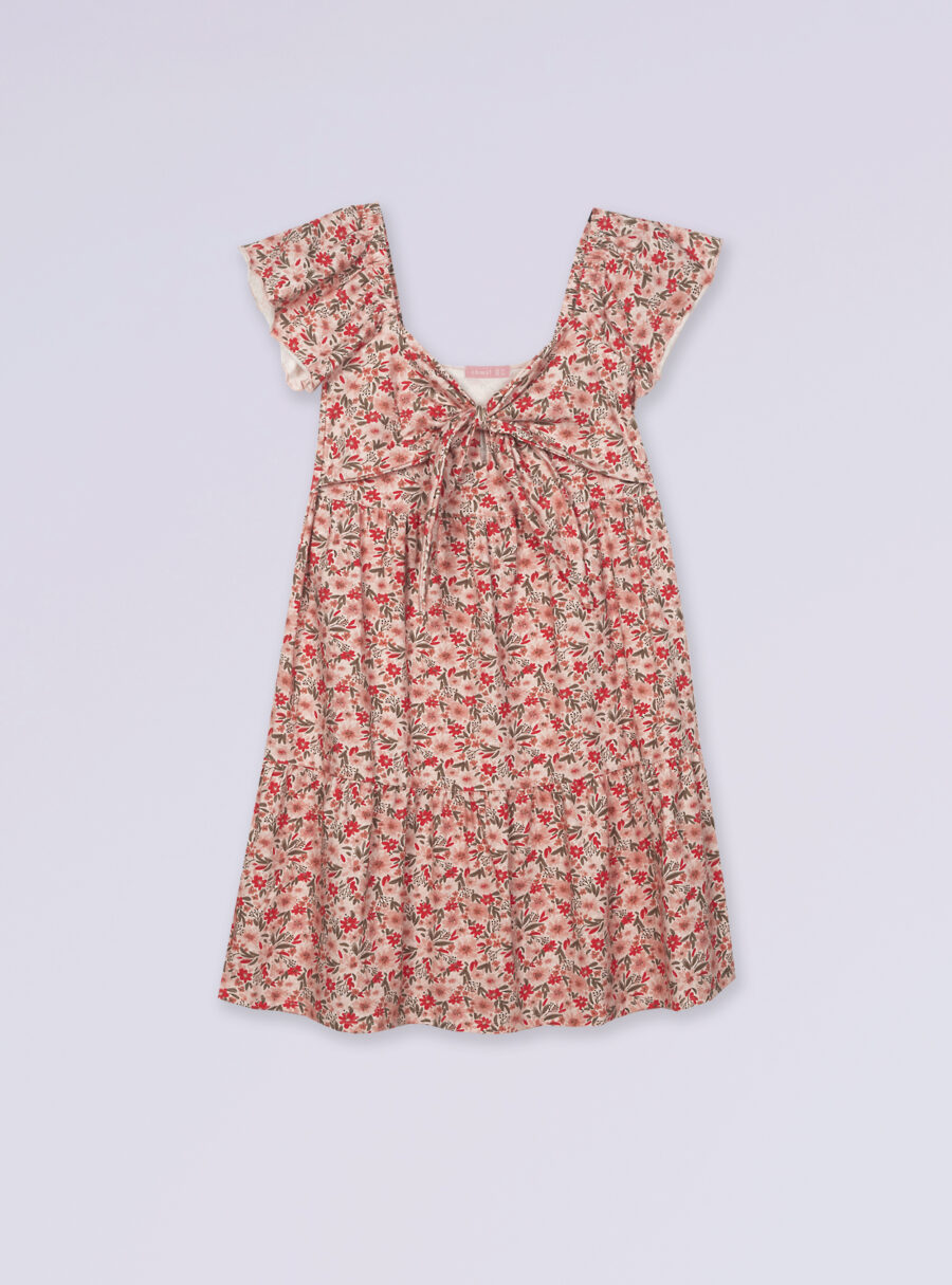 Vestido lactancia estampado con nudo - Imagen 6