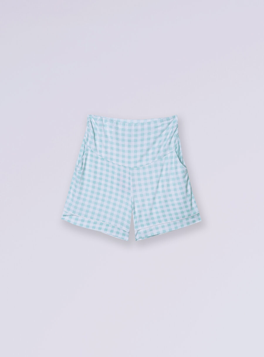 Short pijama con print vichy - Imagen 5