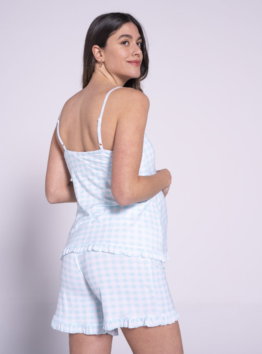 Pack pijama tirantes print vichy - Imagen 4