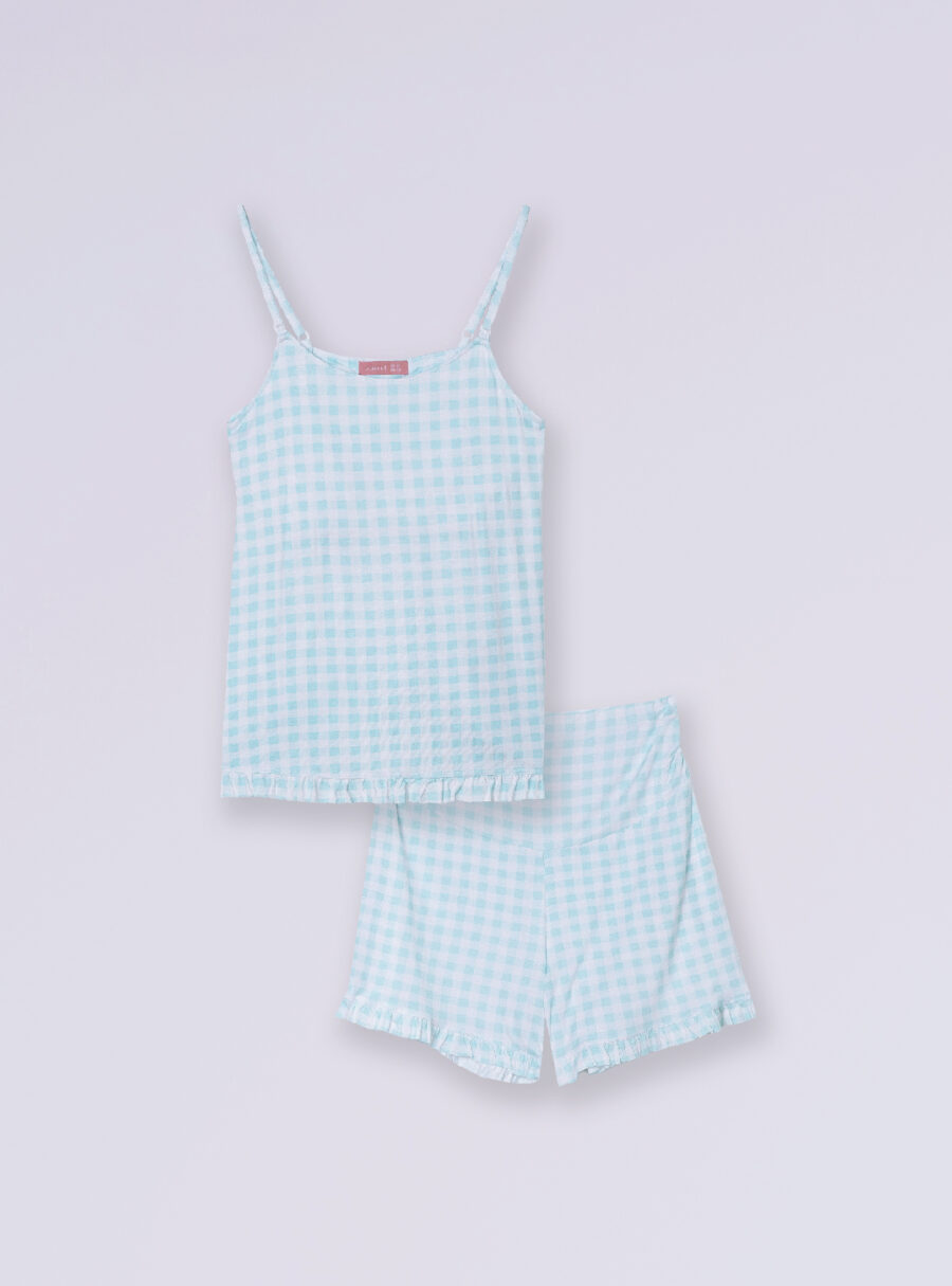 Pack pijama tirantes print vichy - Imagen 7