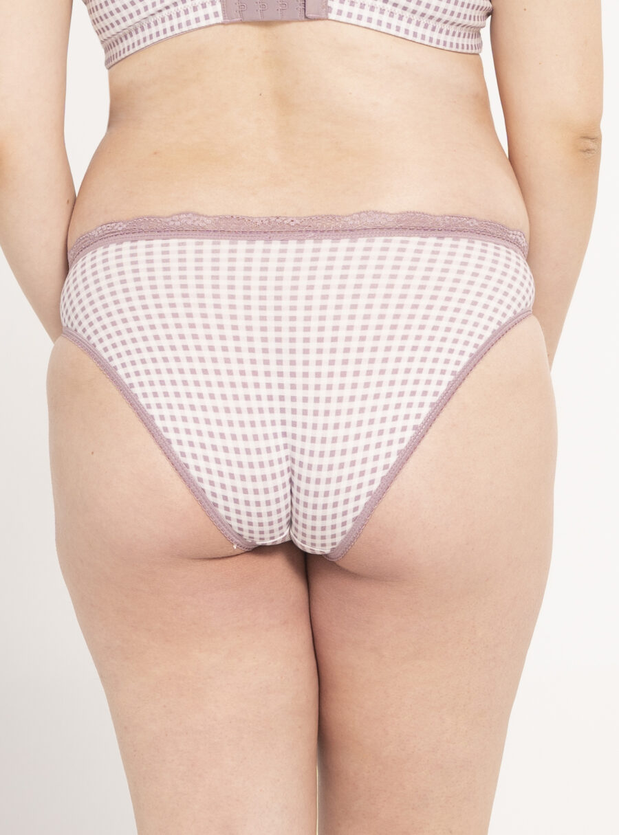 Braguita premamá algodón print vichy - Imagen 3