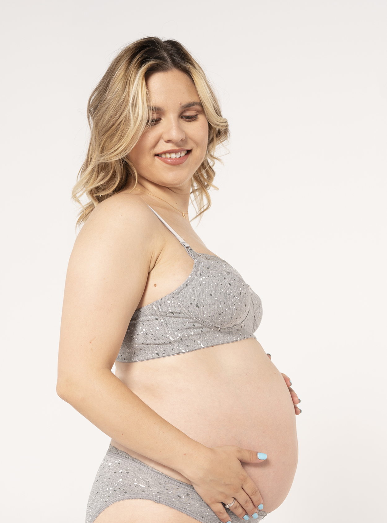 Sujetador lactancia estampado mármol - Imagen 3