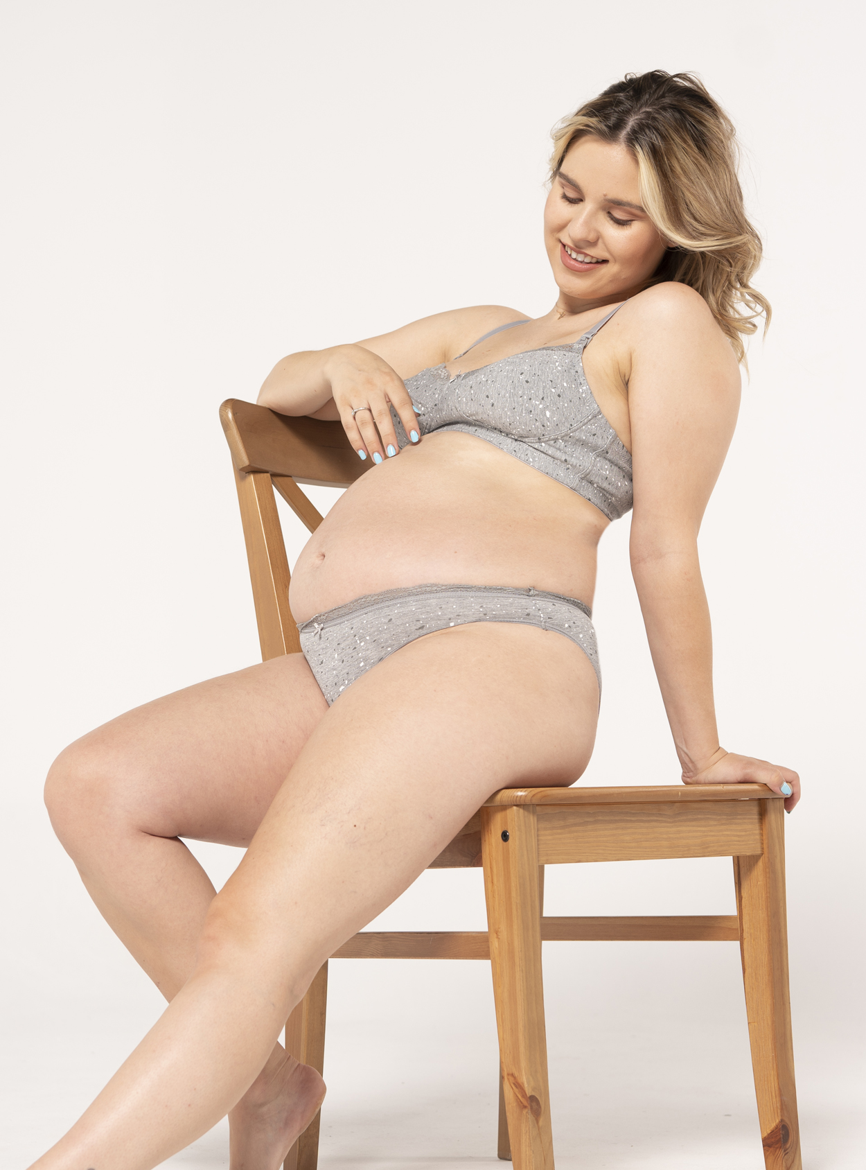 Sujetador lactancia estampado mármol - Imagen 5