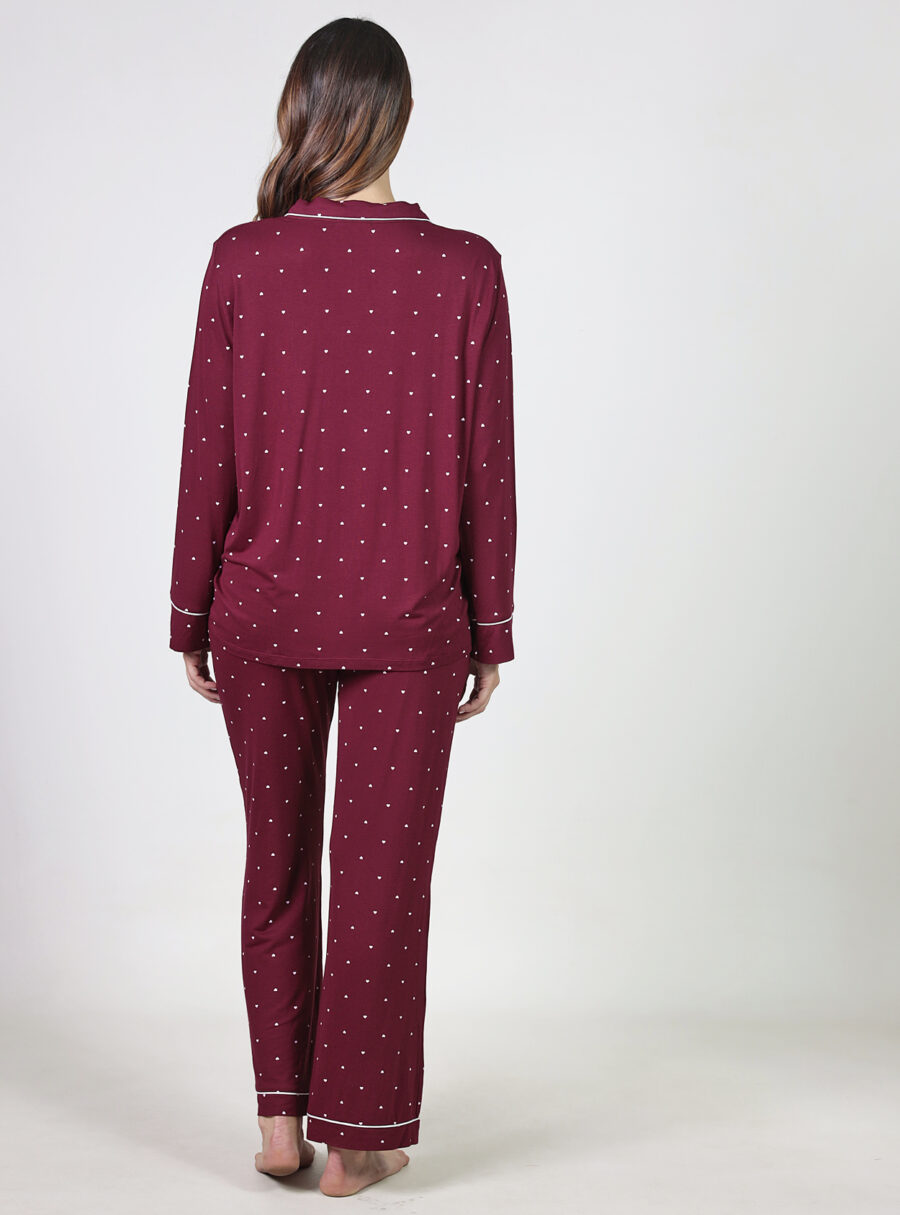 pack pijama con corazones - Imagen 4
