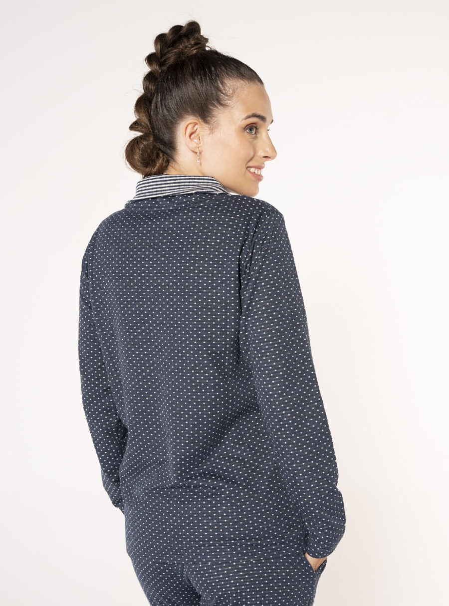 Pack sudadera + jogger topos y rayas en el interior - Imagen 3