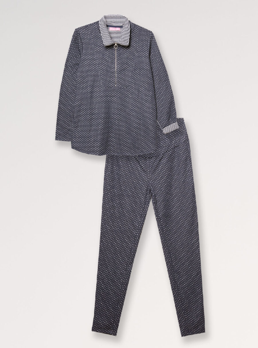 Pack sudadera + jogger topos y rayas en el interior - Imagen 7
