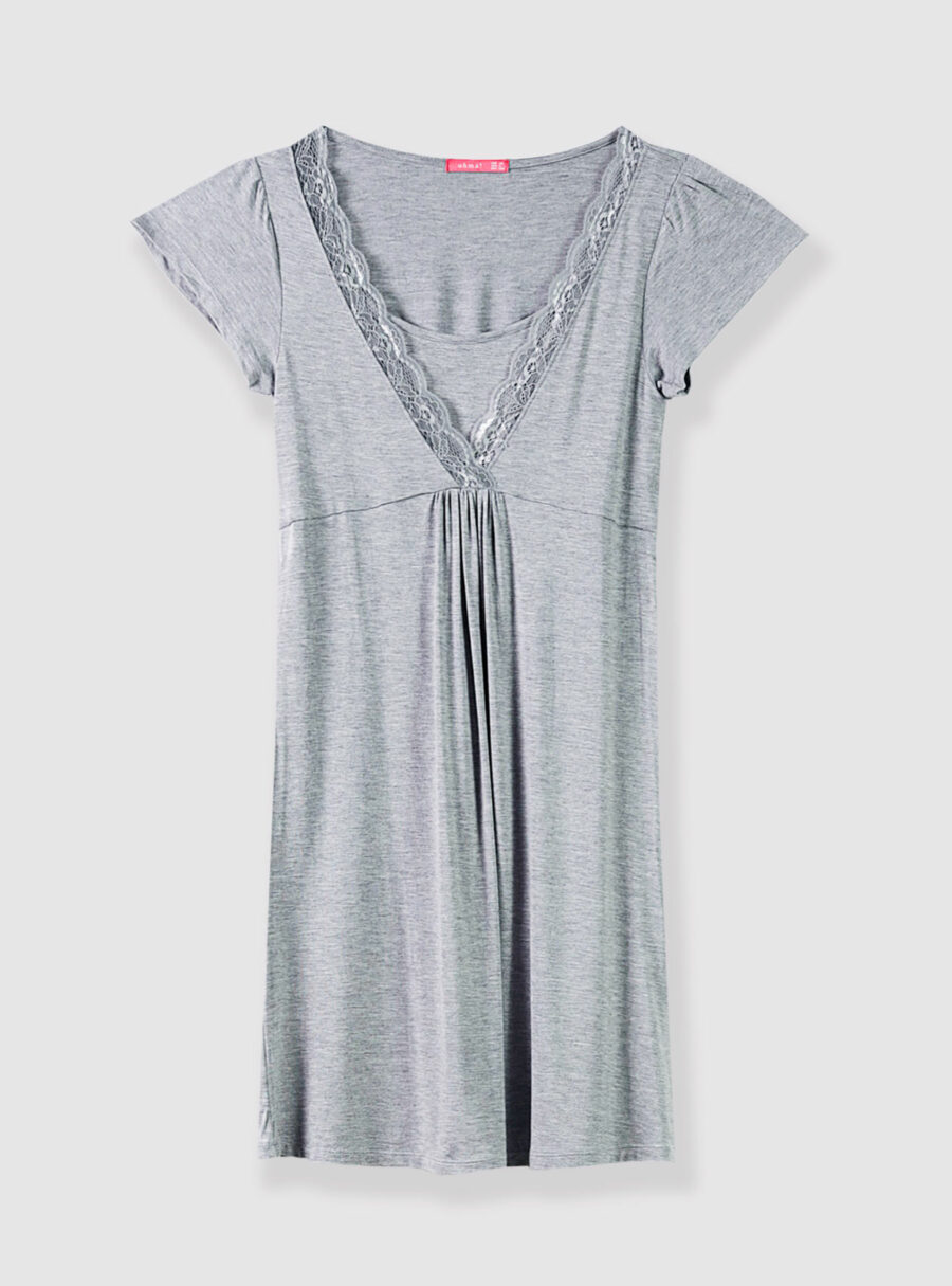 Camisón de lactancia con encaje - Imagen 6