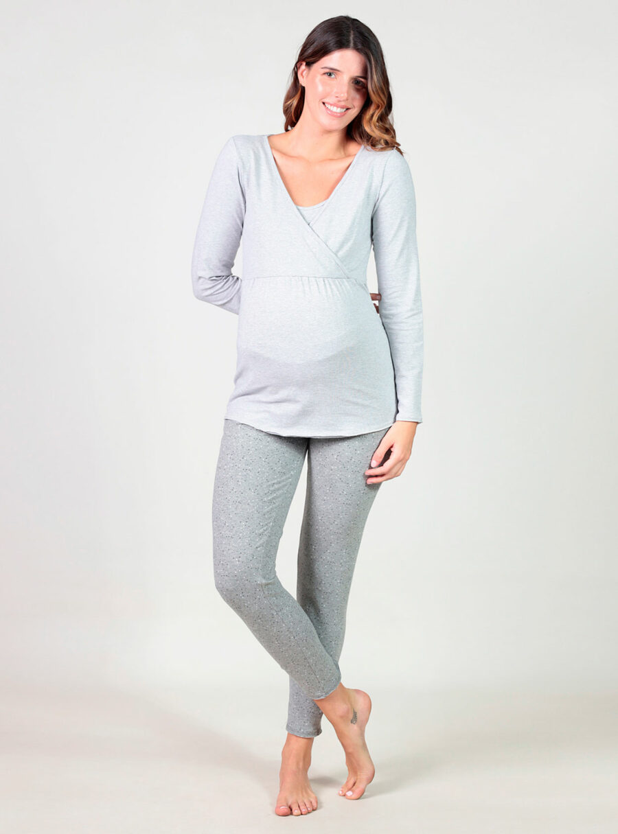 Pantalón de pijama print de estrellas - Imagen 4