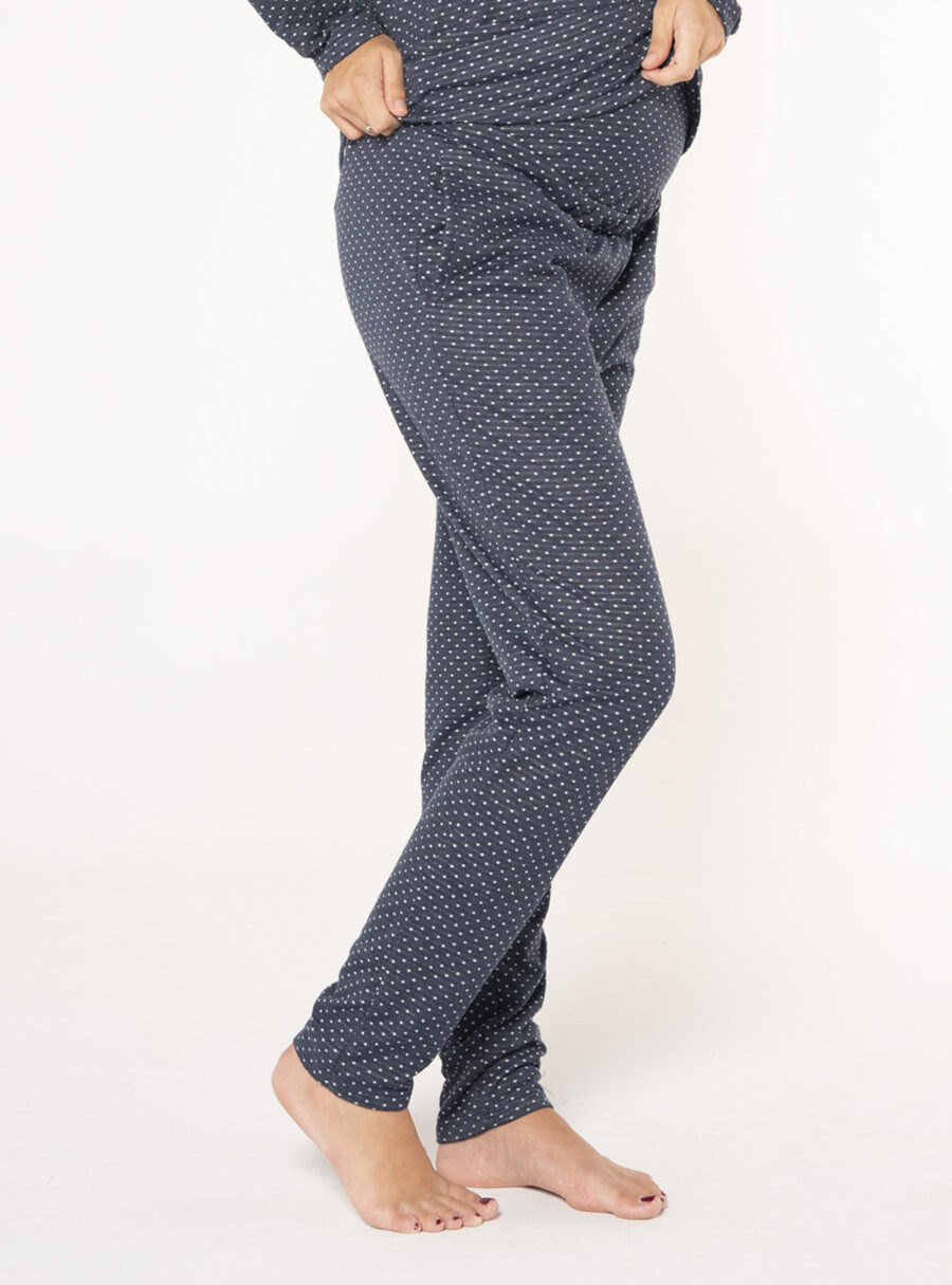 Pantalón comfort con topos y rayas en el interior - Imagen 2