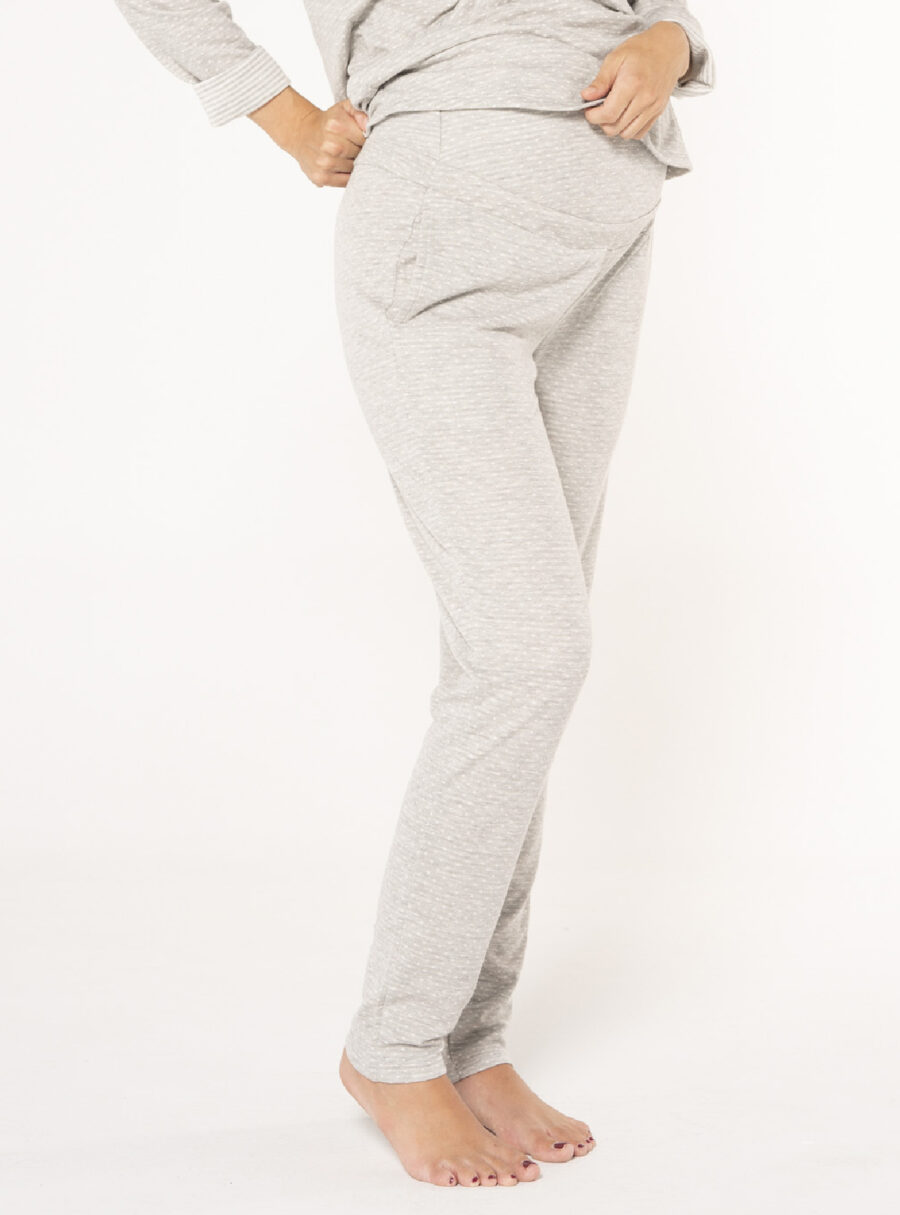 Pantalón comfort con topos y rayas en el interior - Imagen 2