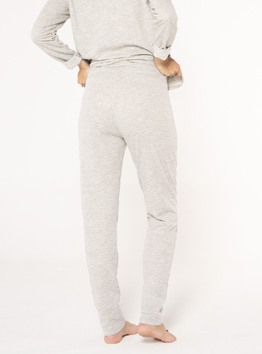 Pantalón comfort con topos y rayas en el interior - Imagen 3