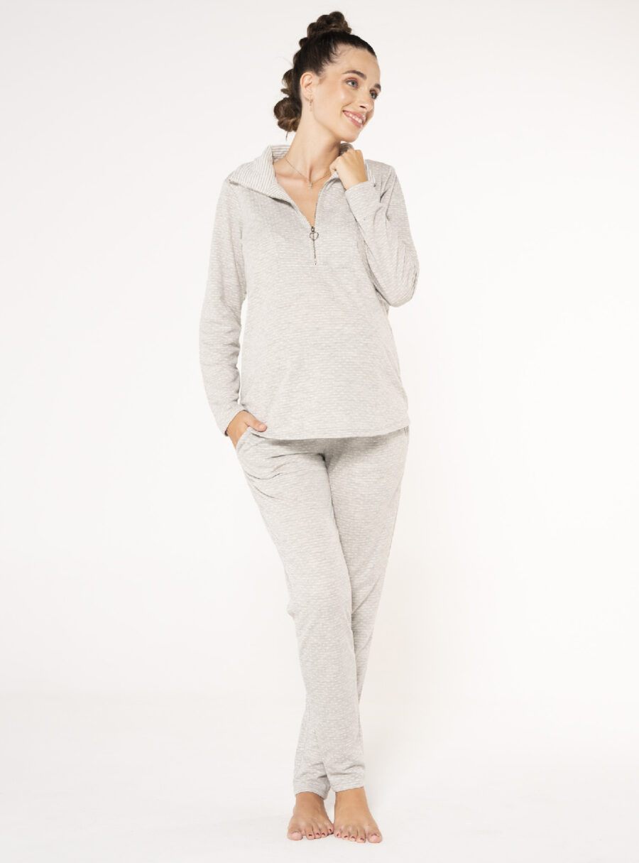 Pantalón comfort con topos y rayas en el interior - Imagen 4