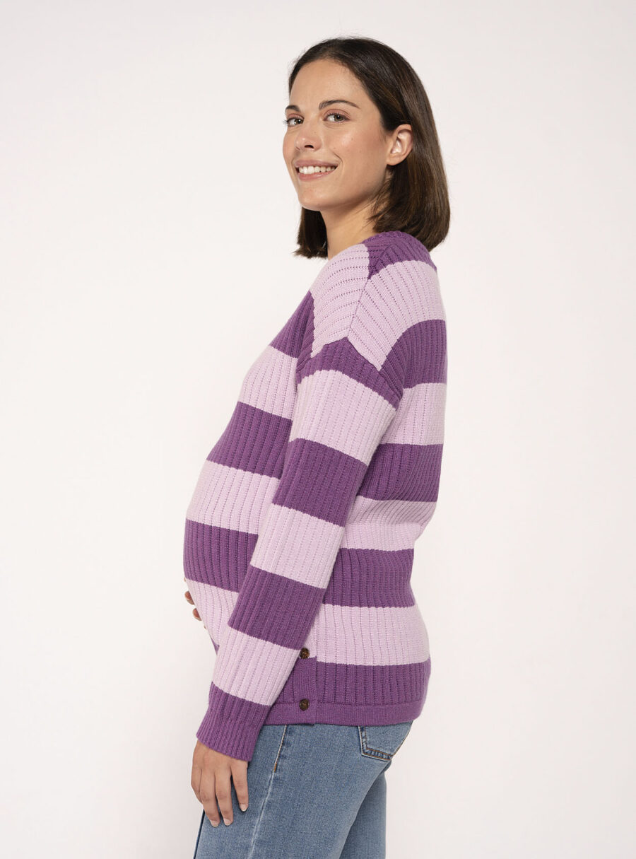 Jersey lactancia con rayas - Imagen 2