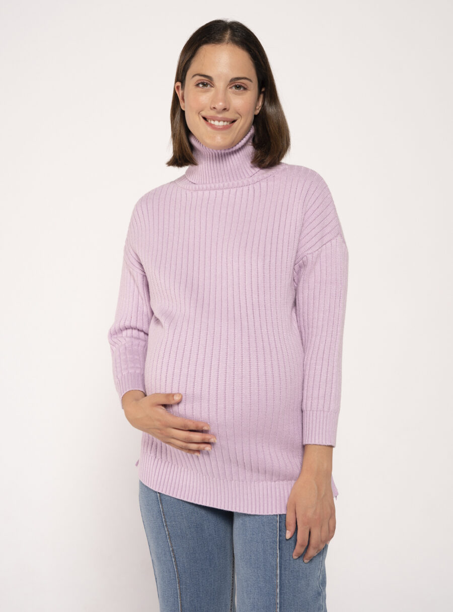 Jersey lactancia cuello cisne