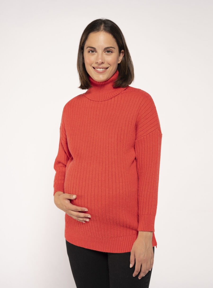 Jersey lactancia cuello cisne