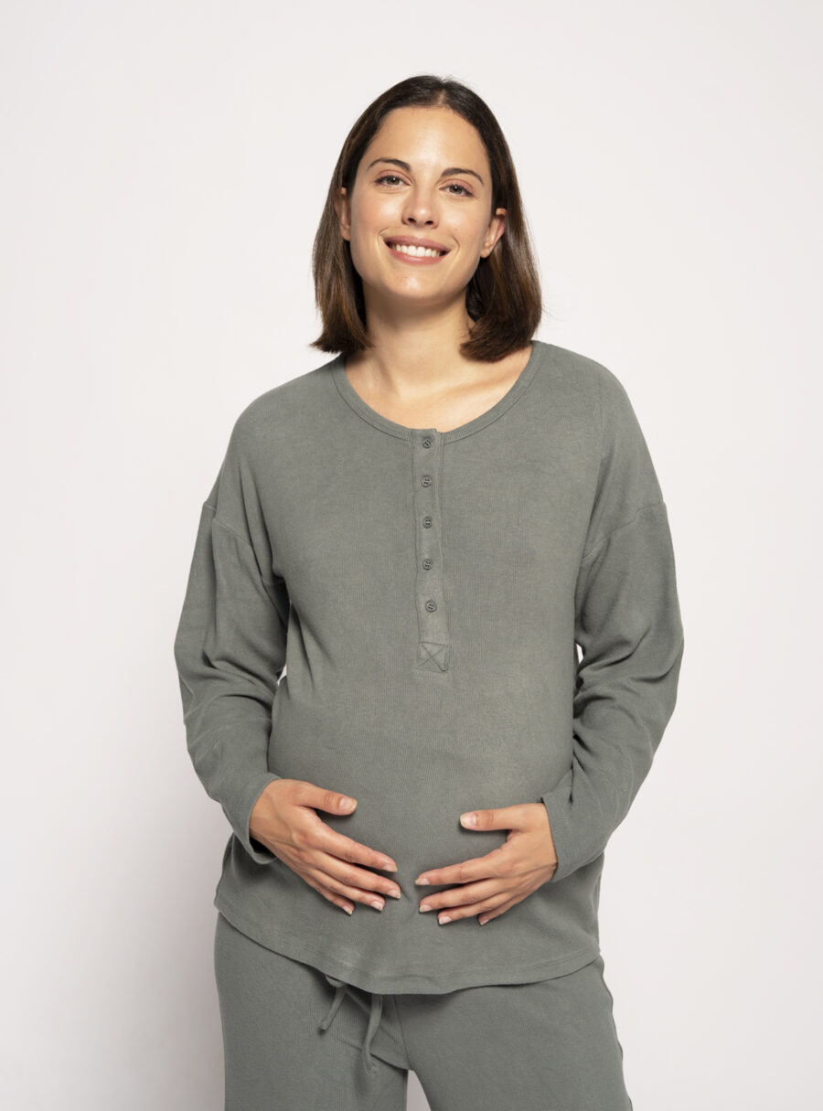 Camiseta lactancia de canalé home