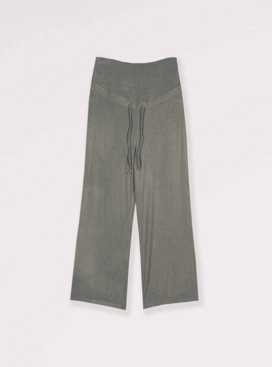 Pantalón premamá ancho de canalé home - Imagen 5