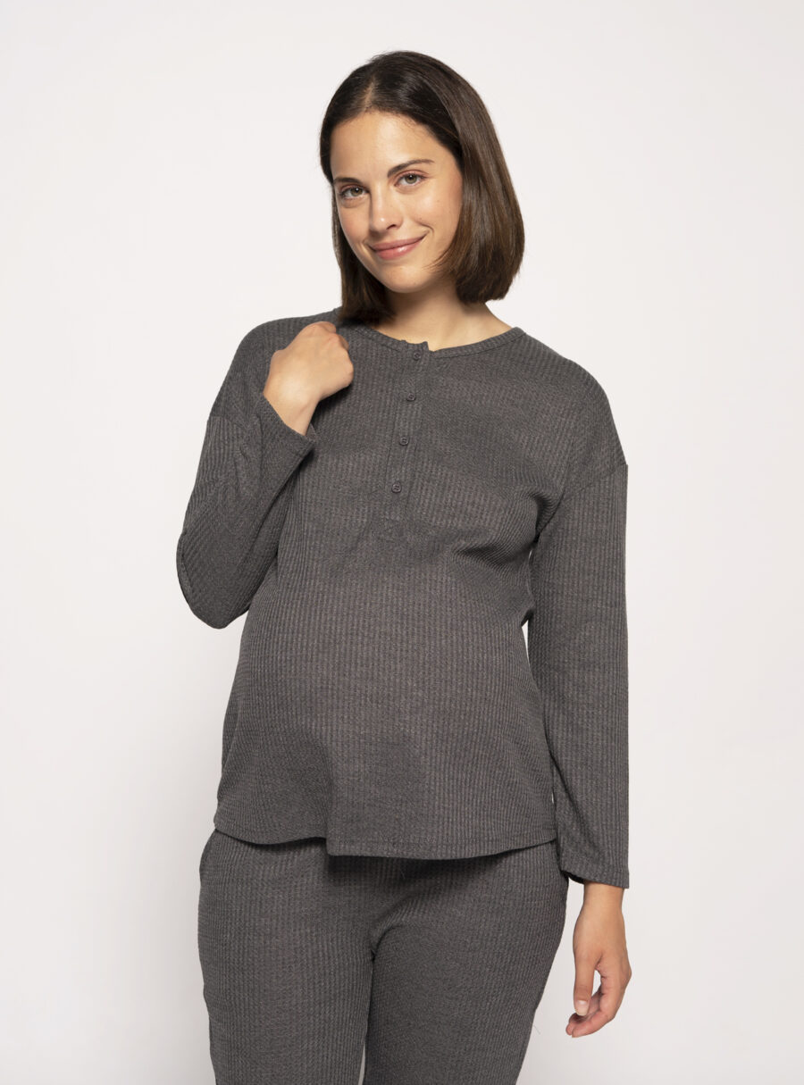 Camiseta lactancia home tejido canvas