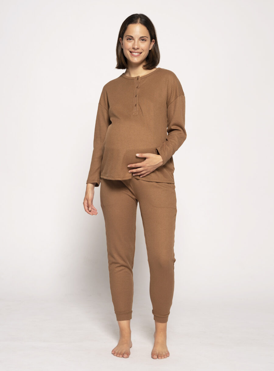 Pantalón premamá home tejido canvas - Imagen 4