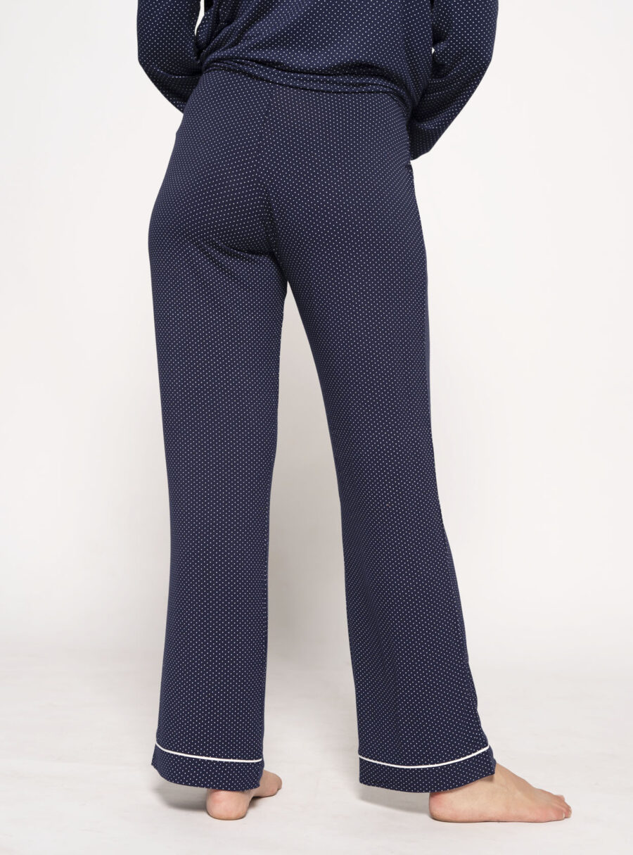 Pantalón de pijama premamá con topos - Imagen 3