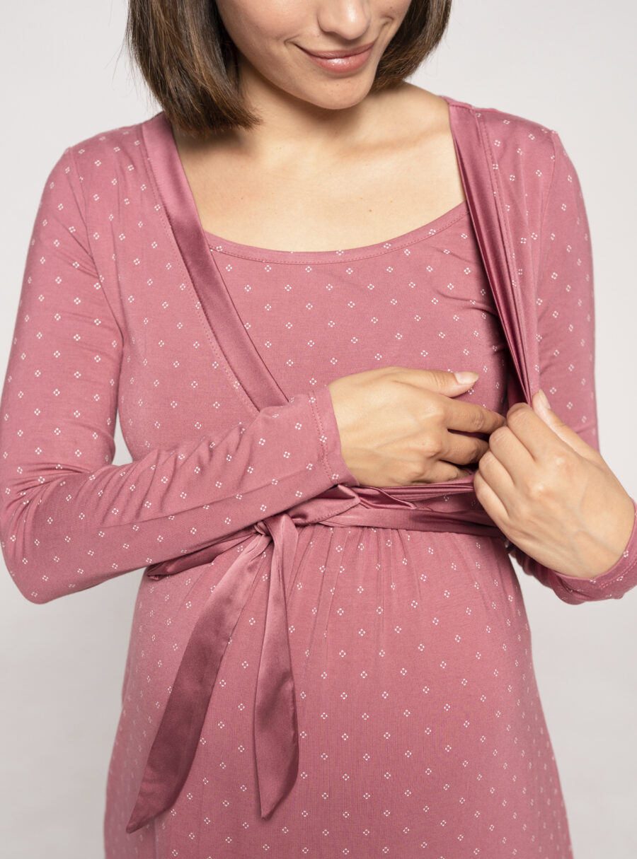 Camisón lactancia con print corbatero - Imagen 5