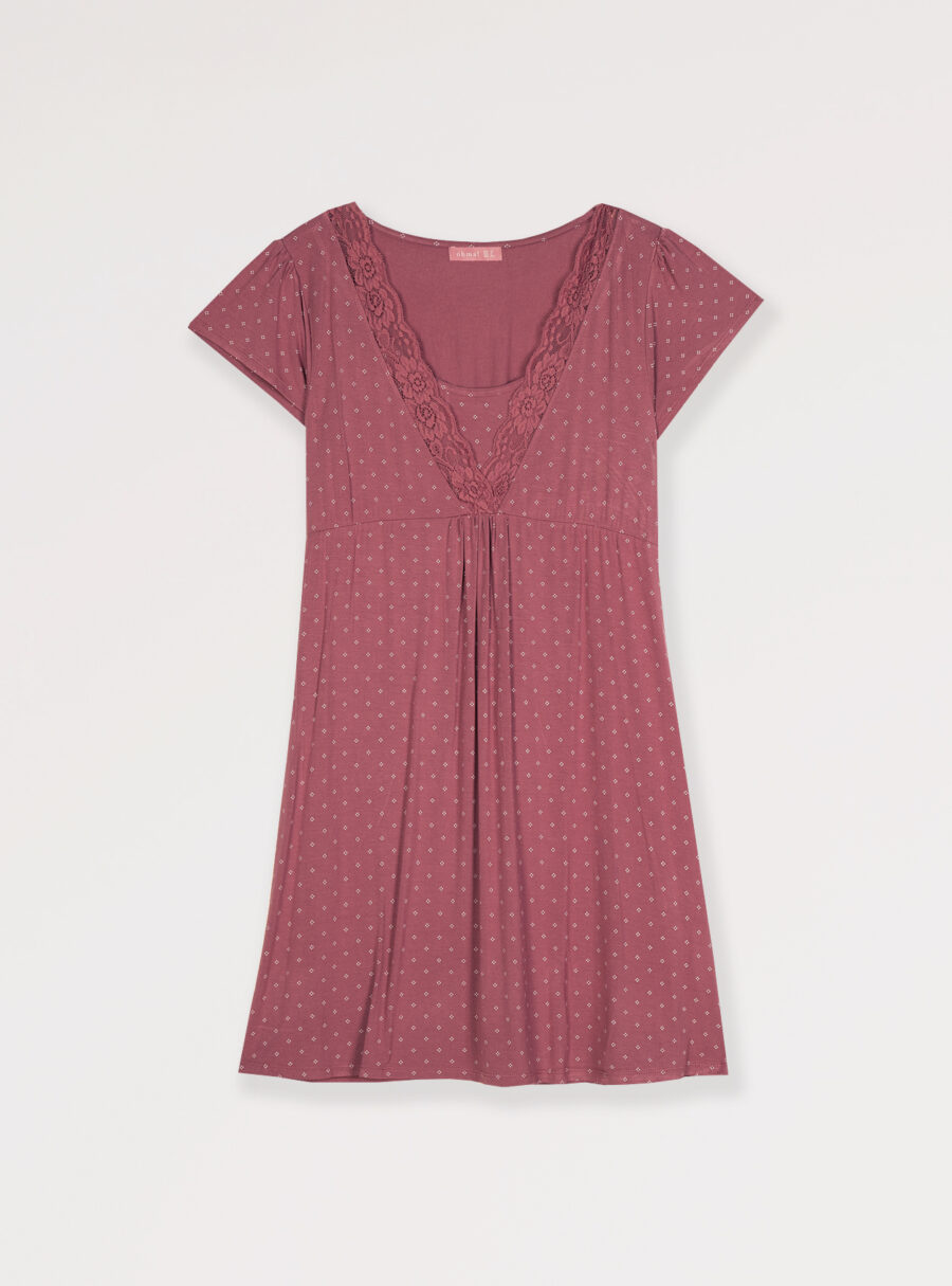 Camisón lactancia con print corbatero - Imagen 8