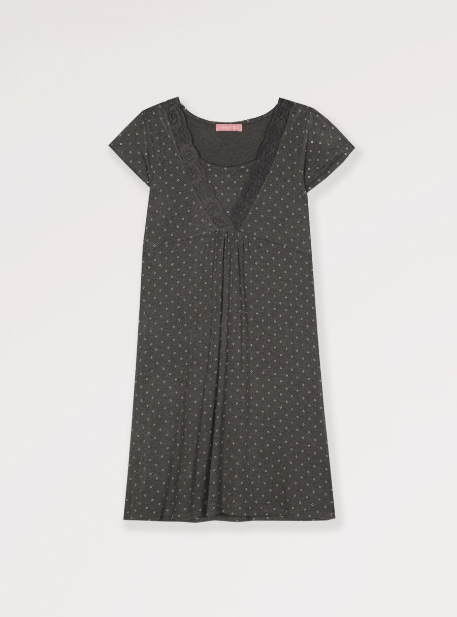 Camisón lactancia con print corbatero - Imagen 8