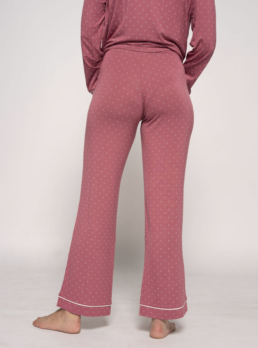 Pantalón de pijama premamá con topos - Imagen 3