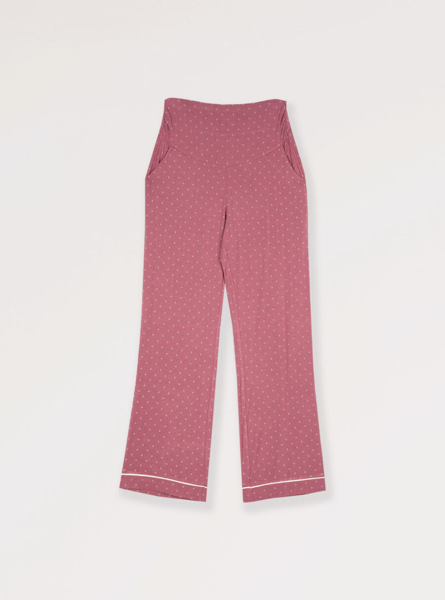 Pantalón de pijama premamá con topos - Imagen 5