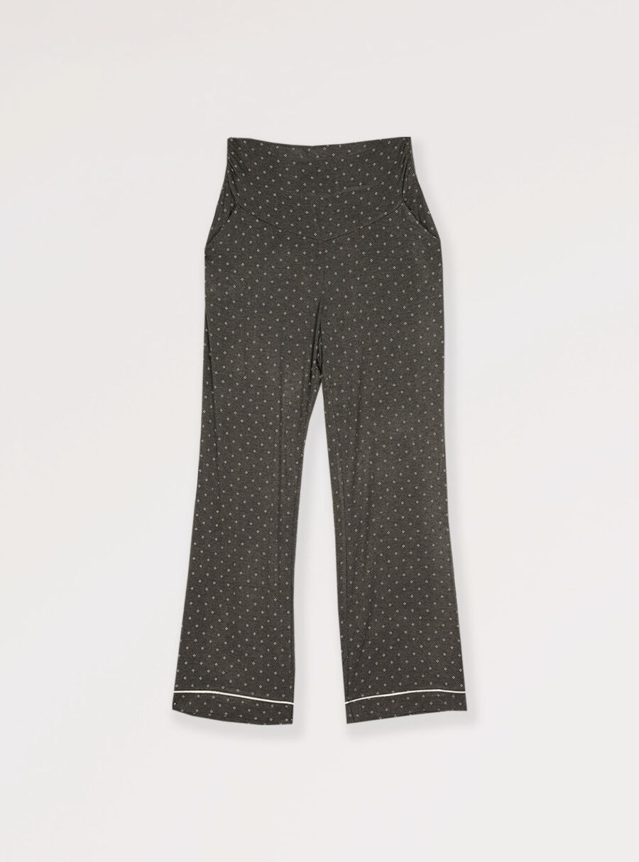 Pantalón de pijama premamá estampado corbatero - Imagen 5