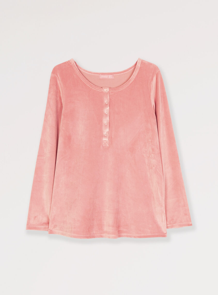 Camiseta manga larga de velour - Imagen 7