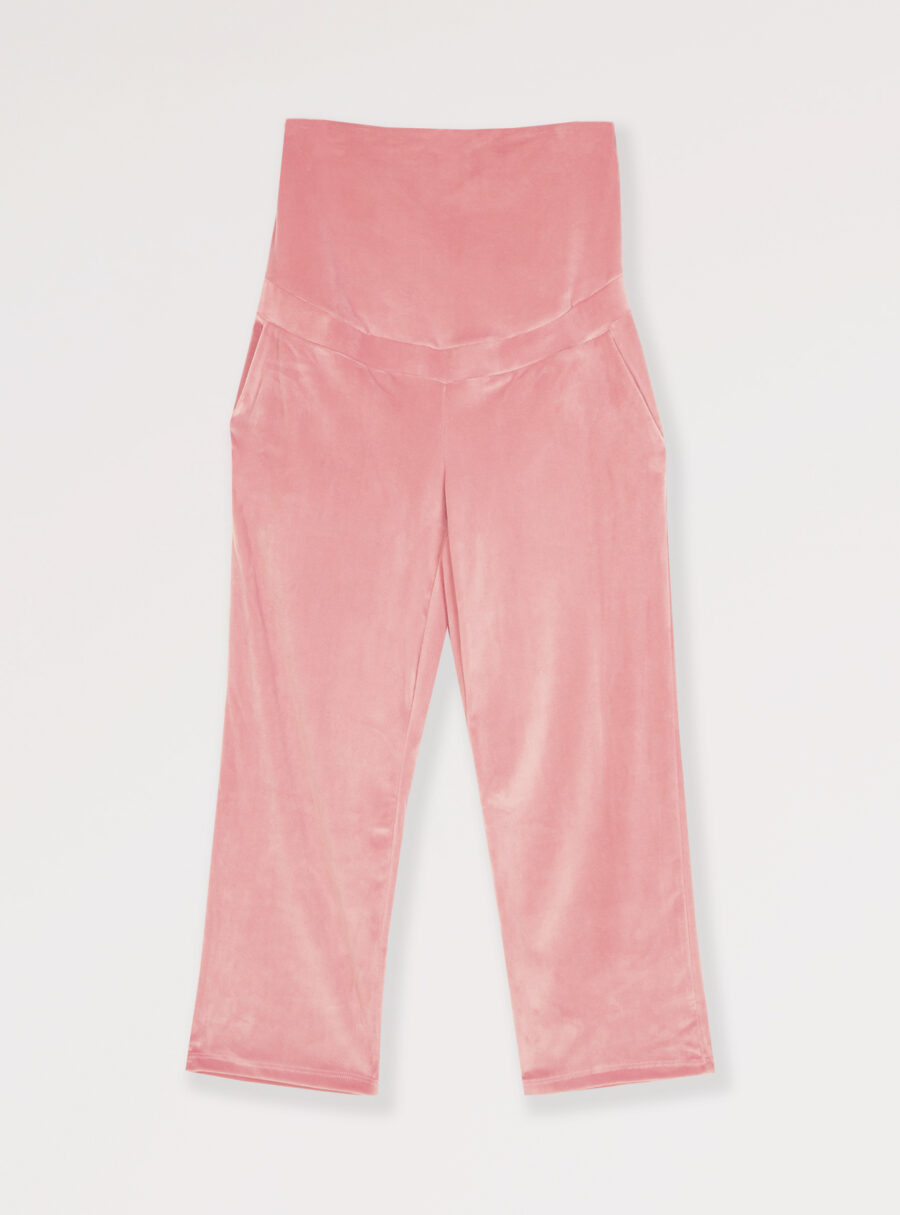 Pantalón de pijama premamá de velour - Imagen 5