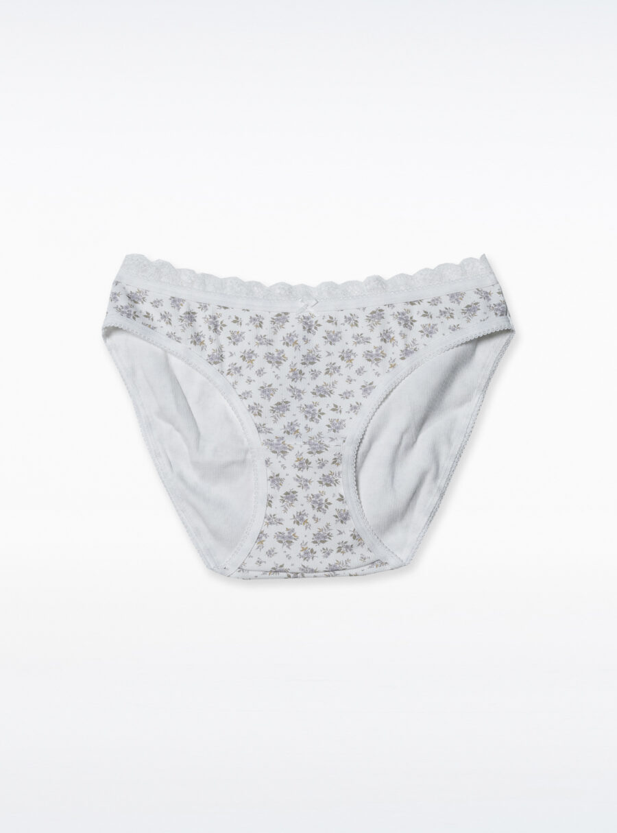 Braguita premamá de canalé estampado - Imagen 6