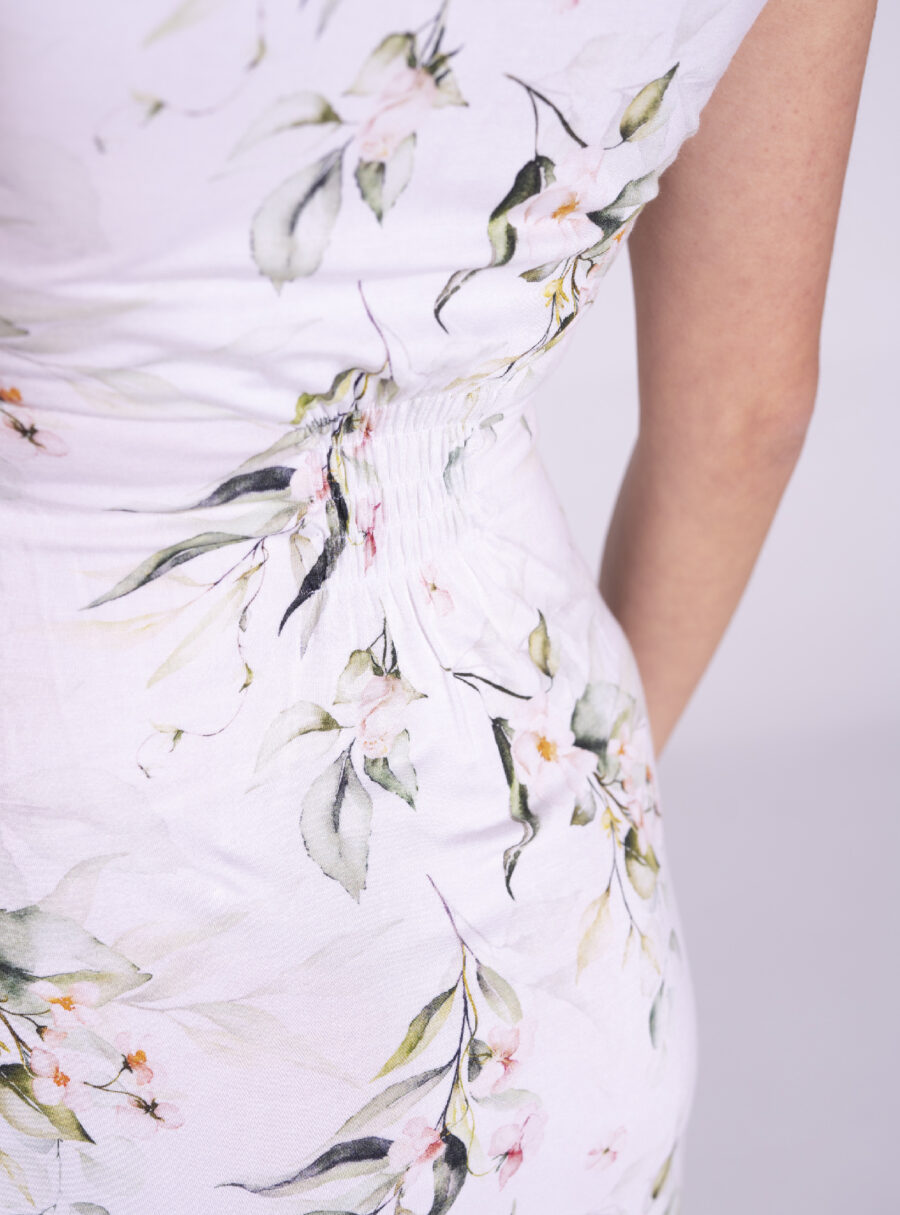 Camisón lactancia manga corta flores - Imagen 7