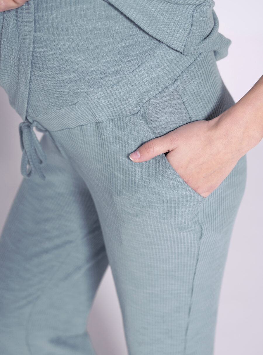 Pack home m/corta y pantalon crop de rib - Imagen 5