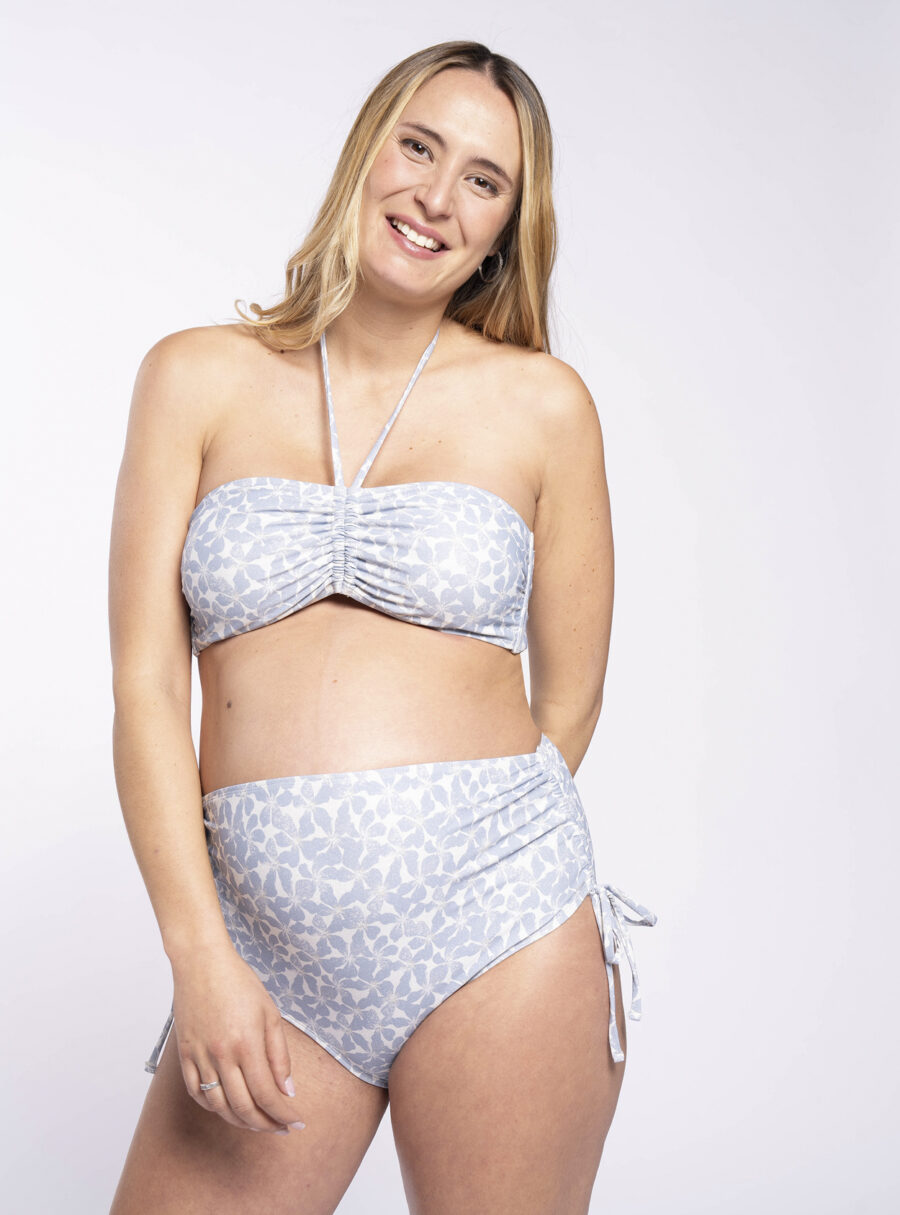 Bikini premamá estampado brillos