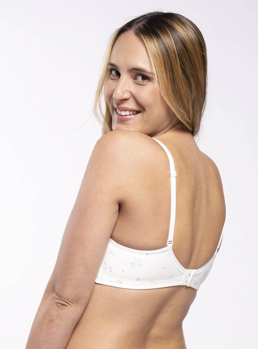 Sujetador lactancia canalé estampado - Imagen 4