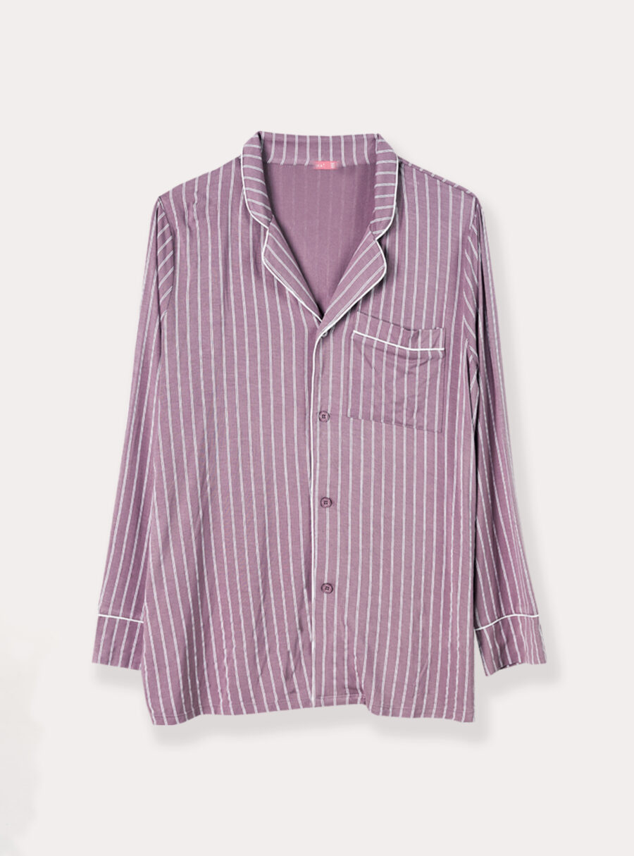Camisa de lactancia pijama con rayas - Imagen 7
